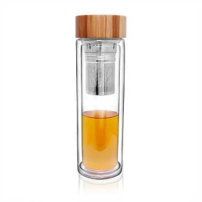Double Wall Glass Bottle (450ml)